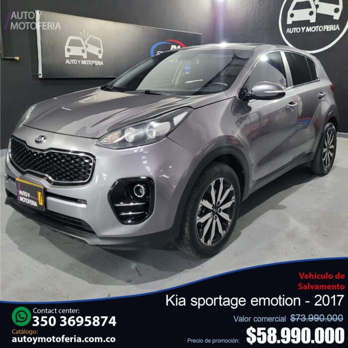 Kia Sportage Emotion, modelo: 2017