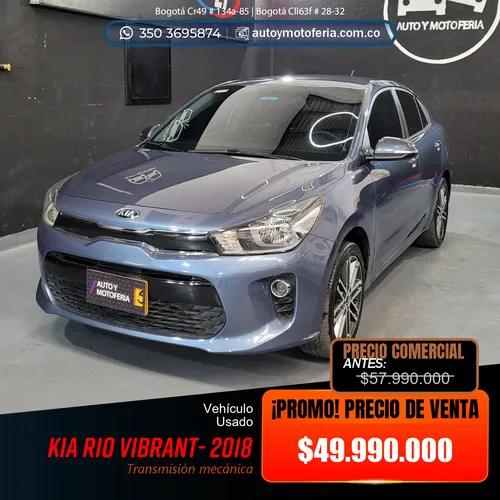 Kia Rio, Modelo 2018