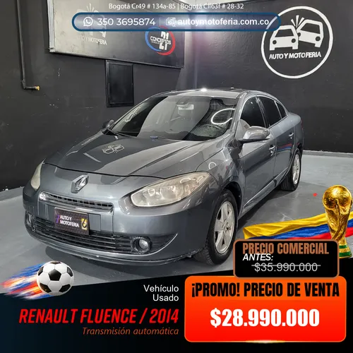 Renault Fluence, Modelo 2014