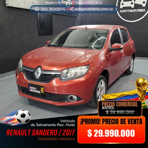Renault Sandero Expression, Modelo 2017