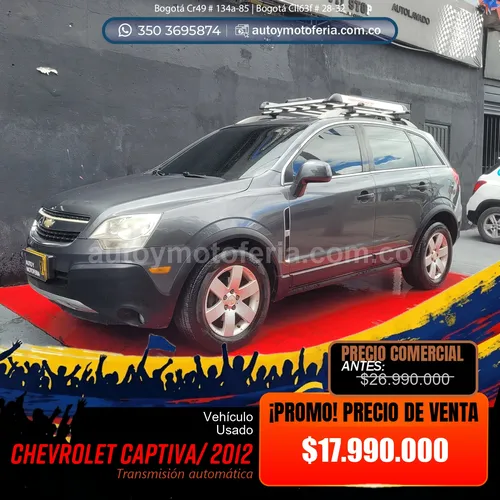 Chevrolet Captiva Sport, Modelo 2012