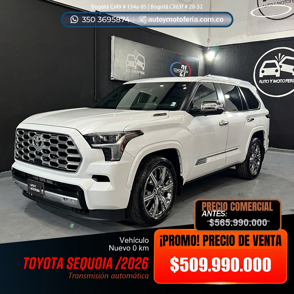 Toyota Sequoia Capstone, Modelo 2026