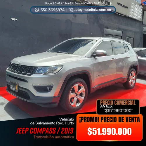 Jeep Compass. Modelo 2019