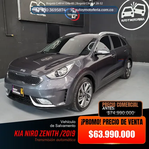 Kia Niro Zenith, Modelo 2019