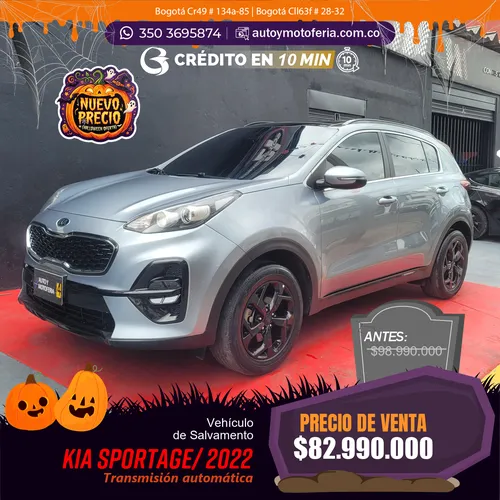 KIA SPORTAGE VIBRANT 2022 SALVAMENTO