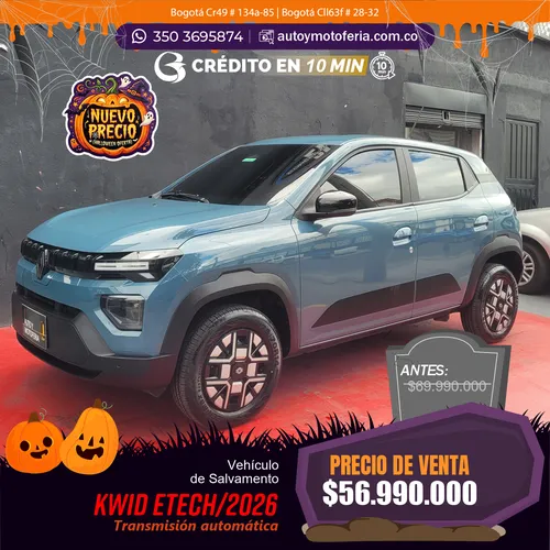 RENAULT KWID ETECH 2026 SALVAMENTO