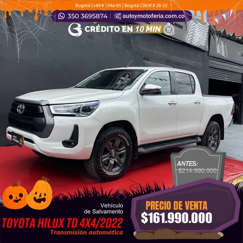 TOYOTA HILUX 2022 SALVAMENTO